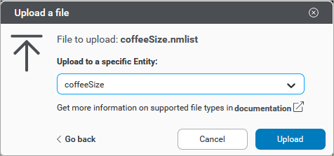 Select nmlist file