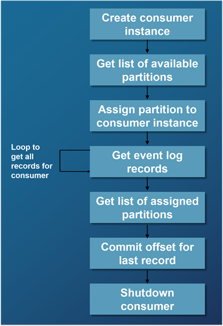 Consumer lifecycle for a consumer instance