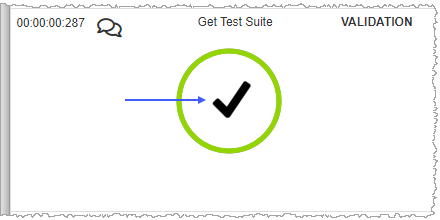 Screen capture of turn status icon
